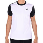 Sergio Tacchini Oblečenie Sergio Tacchini Cesena Tričko Muži - b&iacute;l&aacute;, čern&aacute;