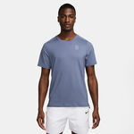 Nike Tenisov&eacute; oblečen&iacute; Nike Court Dri-Fit Advantage Tričko Muži-Modro-&scaron;ed&aacute;