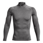 Under Armour Oblečenie Under Armour Heatgear Comp Mock S Dlouhým Rukávem Muži-Šedá
