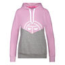 Salia Lifestyle Hoody Dámy - Růžová,Světle Šedá