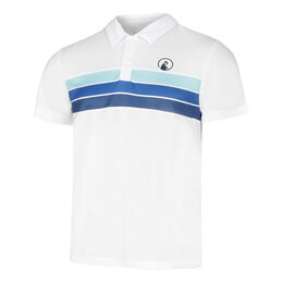 Ocean Block Stripe Tournament Polo
