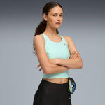 Puma Oblečenie Puma Raceday Ultraform Crop Bežecké Tričko Dámy-Zelená