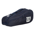 Tenisové Tašky Wilson ADVANTAGE 6PK RACKET BAG NAVY Navy