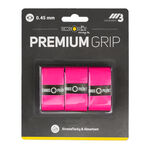 Vrchní Omotávky Tennis-Point Premium Grip weiß 3er