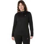 ASICS Oblečenie ASICS Core Winter 1/2 Zip Bežecké Tričko Dámy-Černá