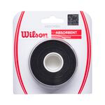 Vrchní Omotávky Wilson WILSON DRY OVERGRIP 3 PACK BLACK