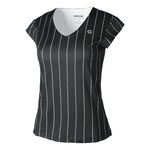 Tennis-Point Oblečenie Tennis-Point Stripes Tričko Special Edition Dámy-Černá,Bílá