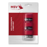 Vrchní Omotávky MSV Overgrip Cyber Wet 3er Pack rot