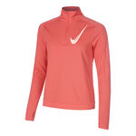 Nike Oblečenie Nike Swoosh Half-Zip Bežecké tričko Dámy - berry, 