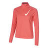 Swoosh Half-Zip Bežecké tričko Dámy - berry, 
