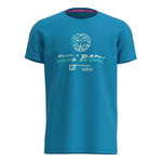 BIDI BADU Oblečenie BIDI BADU Good Vibes Logo Tričko Muži - modrá, 