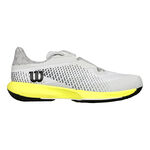 Wilson Tenisov&aacute; obuv Wilson Kaos Swift 1.5 Obuv na antuku Muži - světle &scaron;ed&aacute;, čern&aacute;