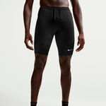 Nike Bežeck&eacute; pančuchy Nike Stride Half Tight Bežeck&eacute; pančuchy Muži-čern&aacute;, stř&iacute;brn&aacute;