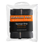 Signum Pro Z&aacute;kladn&iacute; griphy Signum Pro Sponge Grip 5ks V Baleni - Čern&aacute;