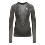 Odlo Oblečenie Odlo Blackcomb Eco Big Logo Top Crew Neck Vesta Dámy - Černá