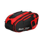 Black Crown Black Crown Ultimate Series V2 Taška Na Padelovou Raketu-Černá,Červená