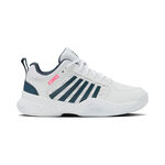 K-Swiss Tenisov&aacute; obuv K-Swiss Court Express 2 Obuv Na Koberce Děti-B&iacute;l&aacute;,Petrolejov&aacute;