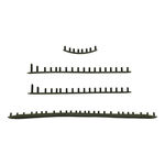 Tecnifibre Př&iacute;slu&scaron;enstv&iacute; pro rakety Tecnifibre T-Fight TF-40 16/19 Khaki Sada Průchodek-Čern&aacute;