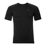 Odlo Bežeck&eacute; tričko Odlo Performance Warm Eco BI Top Crew Neck Tričko Muži-Čern&aacute;