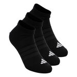 adidas Tenisov&eacute; ponožky adidas Essentials Low 3P Tenisov&eacute; ponožky - 3ks v baleni Unisex-čern&aacute;