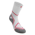 Bauerfeind Oblečenie Bauerfeind Performance Mid Cut Running socks D&aacute;my - b&iacute;l&aacute;, růžov&aacute;