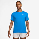 Nike Oblečenie Nike Dri-Fit UV Miler Bežecké tričko Muži - modrá, stříbrná