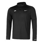 Nike Oblečenie Nike Dri-FIT Element Flash Half-Zip Bežeck&eacute; tričko Muži - čern&aacute;, stř&iacute;brn&aacute;