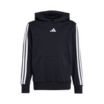 adidas Oblečenie adidas 3Stripes Fleece Tréninková bunda Chlapci - černá, bílá