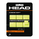 HEAD Vrchn&iacute; omot&aacute;vky HEAD  Xtreme Soft 3ks v baleni - žlut&aacute;
