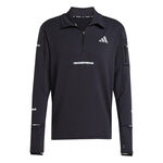 adidas Oblečenie adidas adi365 Warm Half-Zip Bežeck&eacute; tričko Muži-čern&aacute;