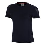 Tenisové Oblečení Wilson W Pro Seamless Tee Classic Navy