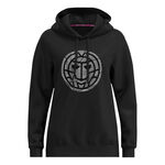 BIDI BADU Oblečenie BIDI BADU Protected Leafs Chill Hoody Dámy - Černá,Bílá
