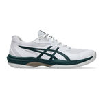ASICS Tenisová obuv ASICS Game FF Clay Obuv Na Antuku Muži-Bílá,Tmavě Zelená