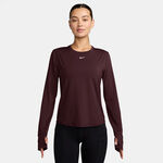 Nike Oblečenie Nike One Classic Dri-FIT S dlouhým rukávem Dámy - tmavě červená, bílá