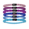 Flex Hair Tie Čelenka 6ks balení Unisex - vícebarevné, fialová