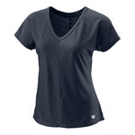 Wilson Oblečenie Wilson Training V-Neck II Tričko Dámy - modrá, 