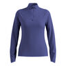 Zeroweight Warm Mid Layer 1/2 Zip Bežecké Tričko Dámy-Modrá