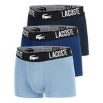 Lacoste Oblečenie Lacoste Cotton Stretch Trunk Tren&yacute;rky 3ks V Baleni Muži-Tmavě Modr&aacute;
