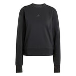 adidas Oblečenie adidas D4T Knit Crew Mikina Dámy-černá