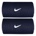 Nike Oblečenie Nike Swoosh Classic Doublewide Potítko Unisex - tmavě modrá, bílá