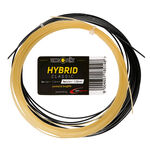 Tennis-Point Tennis-Point Premium Hybrid Control Výpletová sada 13m -přírodní barvy,černá