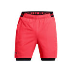 Under Armour Oblečenie Under Armour Vanish Woven 2in1 Šortky Muži-Červená