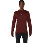 ASICS Oblečenie ASICS Road Winter Seamless Bežecké tričko Muži - červené víno, 