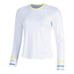 Lucky in Love Oblečenie Lucky in Love Shibori Wave S Dlouhým Rukávem Dámy-Bílá