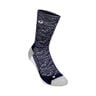 Performance Run Crew Running socks Unisex - modrá, šedá
