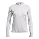 Under Armour Oblečenie Under Armour Tech Half-Zip Twist S Dlouhým Rukávem Dámy-Šedá