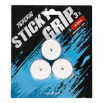 Vrchní Omotávky Topspin Sticky Grip 3er weiß