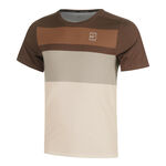 Nike Oblečenie Nike Court Dri-FIT Advantage Print Tričko Muži-Hnědá