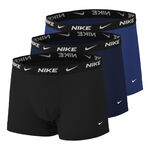 Nike Oblečenie Nike Everyday Cotton Strech Trunk Trenýrky 3ks V Baleni Muži - Tmavě Modrá,Modrá
