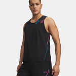 Under Armour Bežeck&yacute; top Under Armour Velociti Elite Singlet Bežeck&eacute; tričko Muži-čern&aacute;, růžov&aacute;